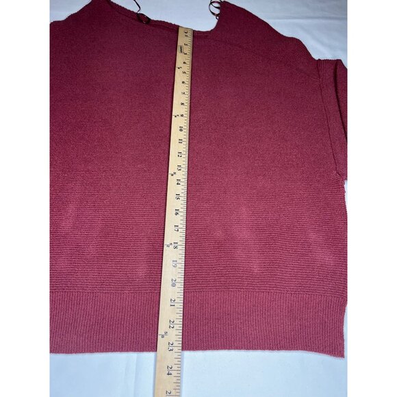 Free People Asymetrical Neck Dolman Long Sleeve Sweater Size Medium - Picture 10 of 11